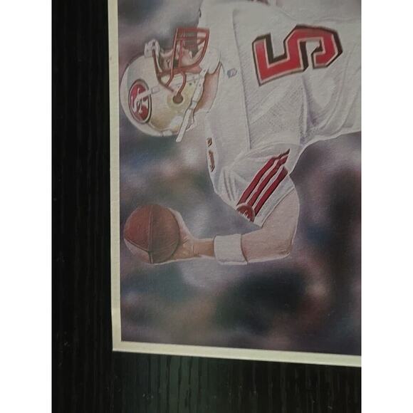 Postcard Jeff Garcia Daniel Tearle Players Authentic Direct NFL good for auto's - Picture 2 of 12